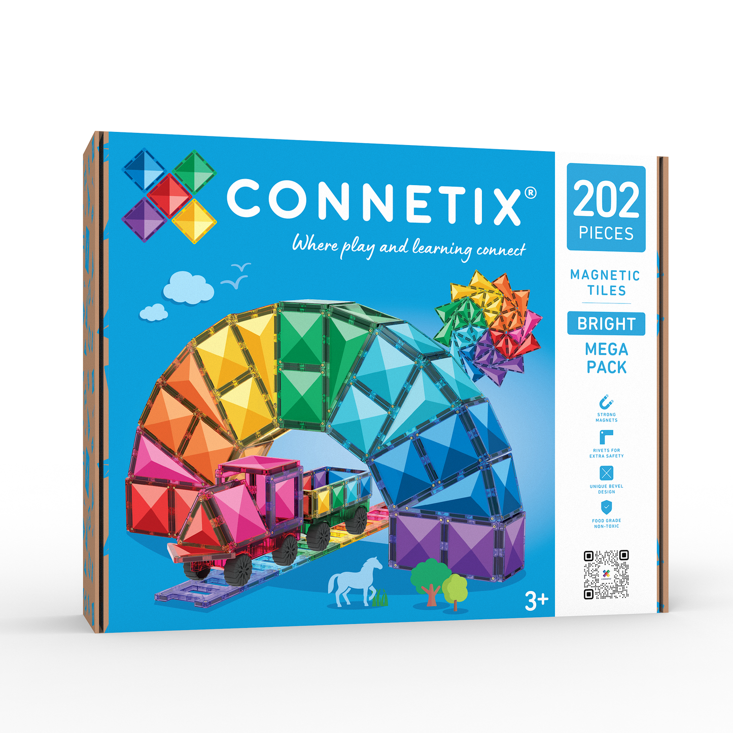 Connetix-Bright Mega Pack 202 pc