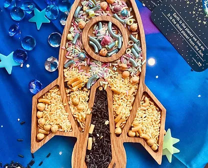 Rocket sensory tray