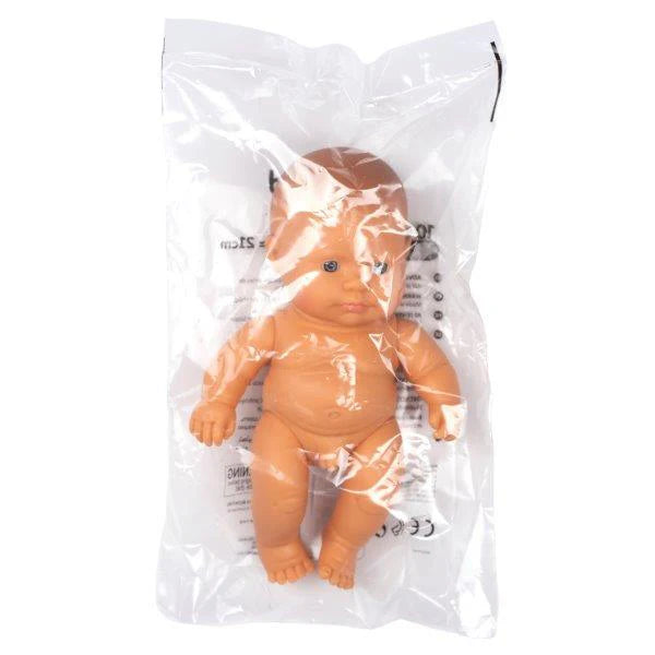 Miniland Doll - Anatomically Correct Naked Baby Caucasian Boy, 21 cm