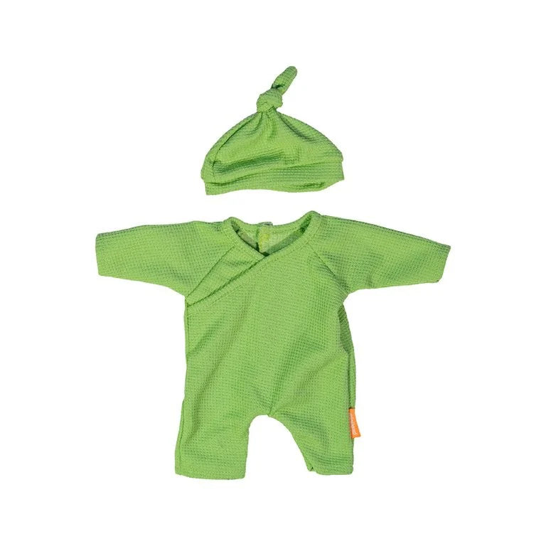 Miniland Doll Clothing - Onesie, green, 32 cm