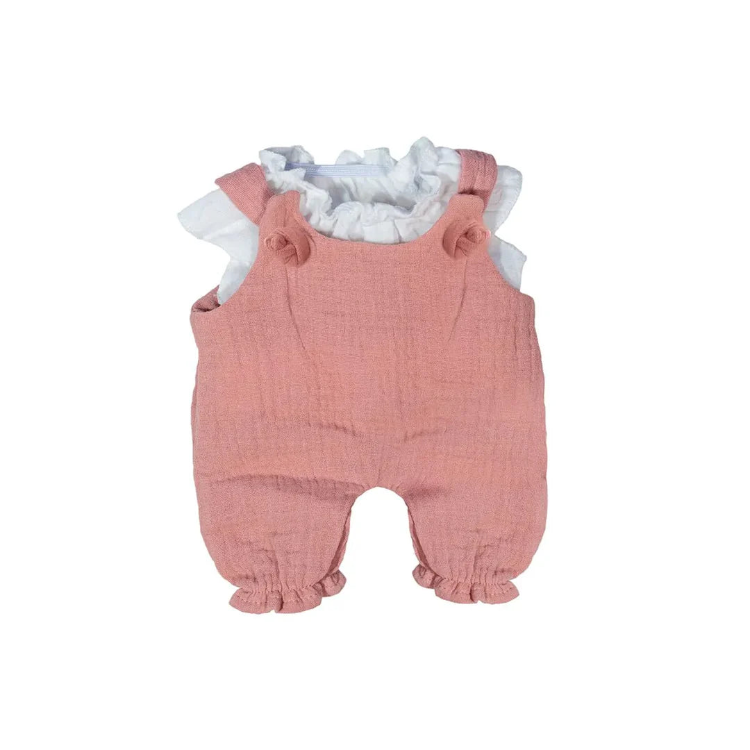 Miniland Doll Clothing - Dungarees & Shirt, 32 cm