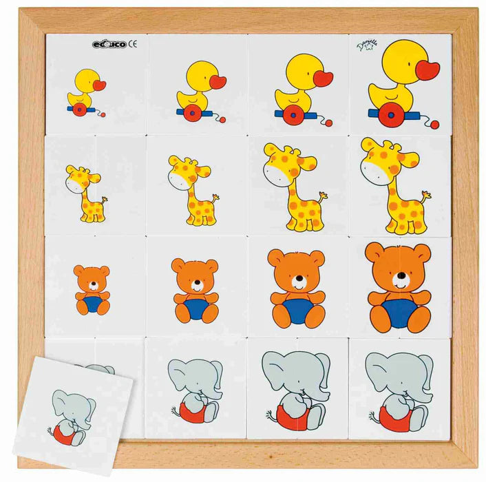 Comprehension Lotto - Animals (From Baby to Adult)
