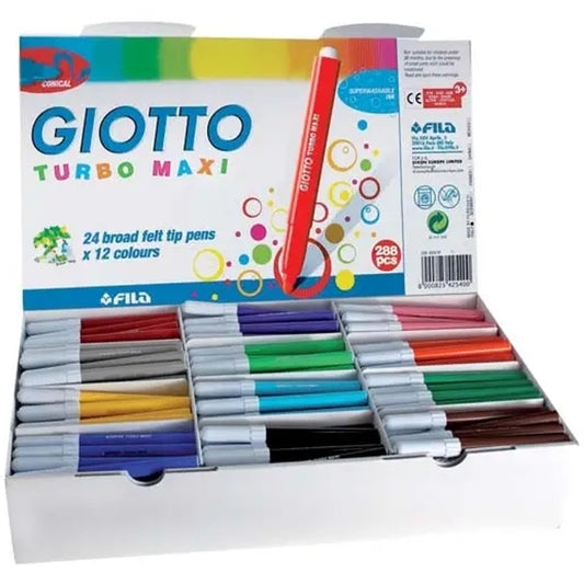 Giotto Turbo Maxi School pack 288 pcs
