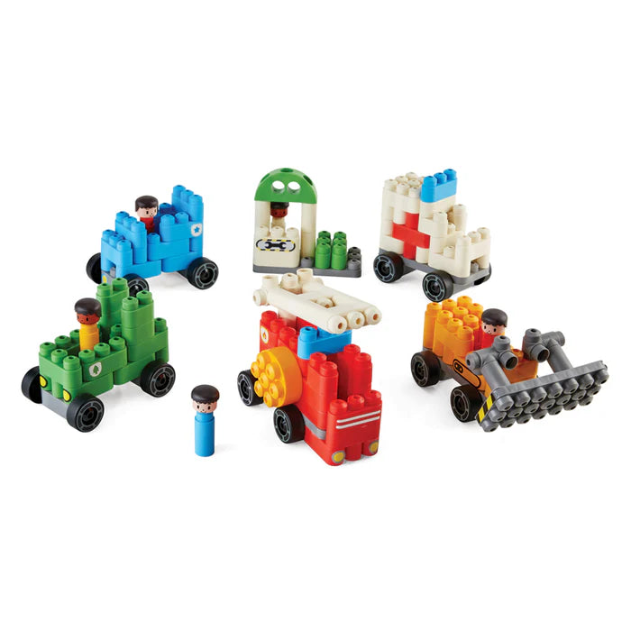 Poly-M-City Vehicles 130 Pcs