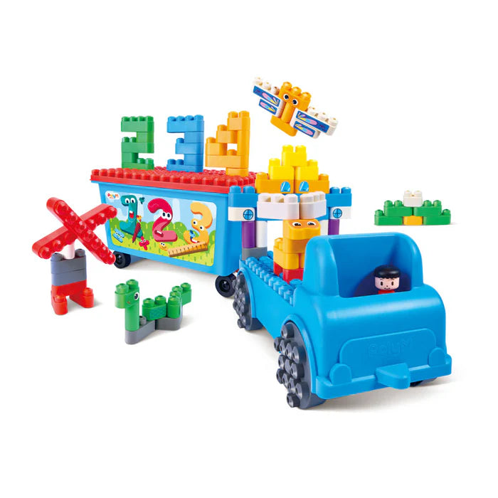 Poly-M-Count and Play Tow Truck 114 Pcs