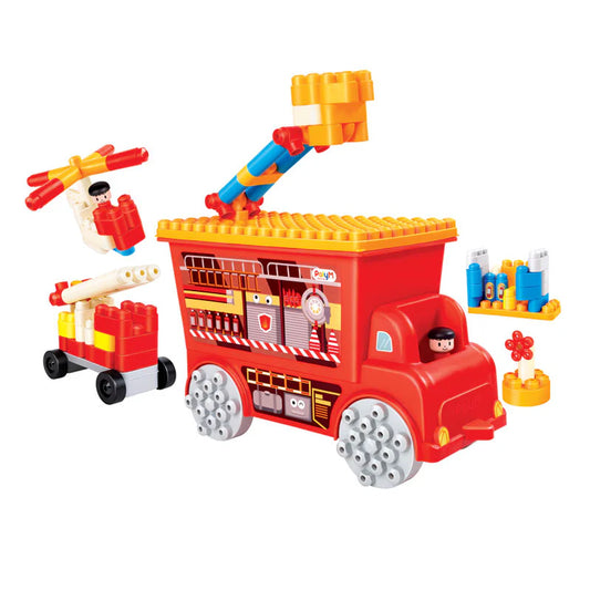 Poly-M-Fire Rescue Truck 106 Pcs