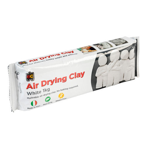 EC Modelling Air Drying Clay 1kg-White