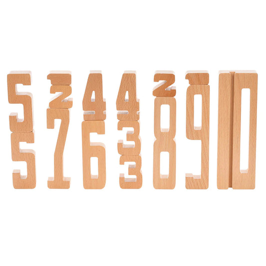 Astrup Wooden Educational Numbers, 15 pc