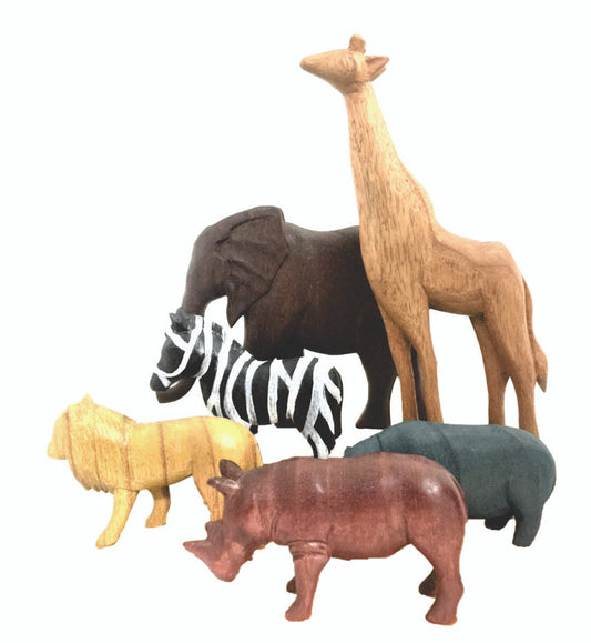Papoose African Animals 6 pcs