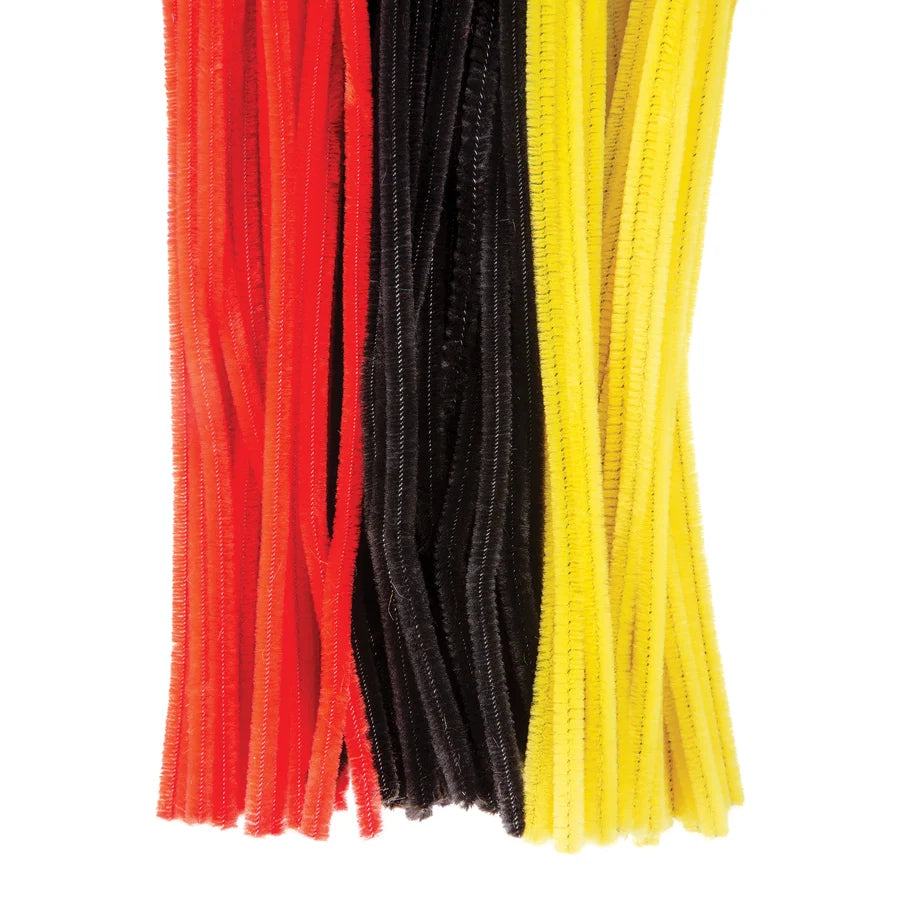 Chenille Stems Aboriginal Flag 150