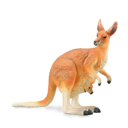 CollectA-Red Kangaroo-Female with Joey