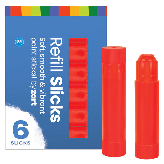 Slicks Paint Sticks by Zart Red