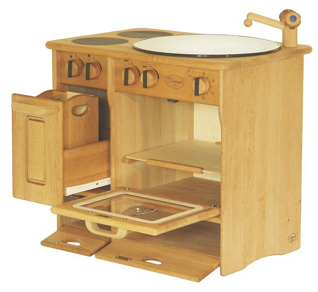 Drewart Cooker and Sink Combo, Natural