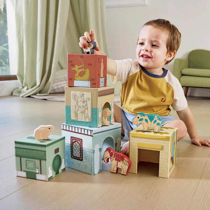 Hape-Museum Nesting Blocks 10Pcs