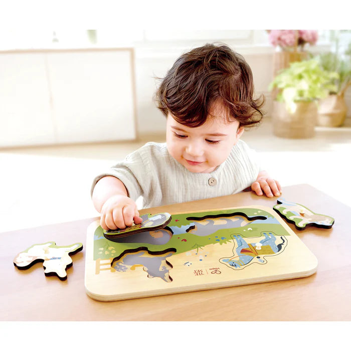 Hape-Animal Friends Peg Puzzle