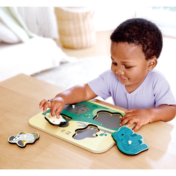 Hape-Majestic Animals Peg Puzzle