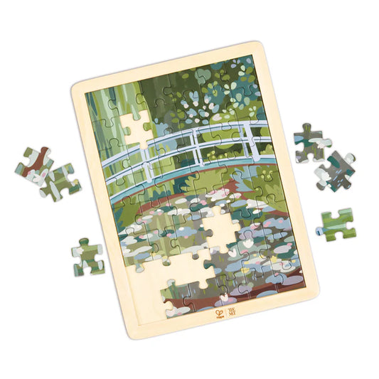 Hape-Monet Water-Lily Garden Puzzle 49 Pcs