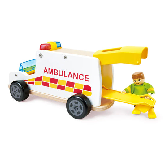 Hape-Rapid Response Toy Ambulance