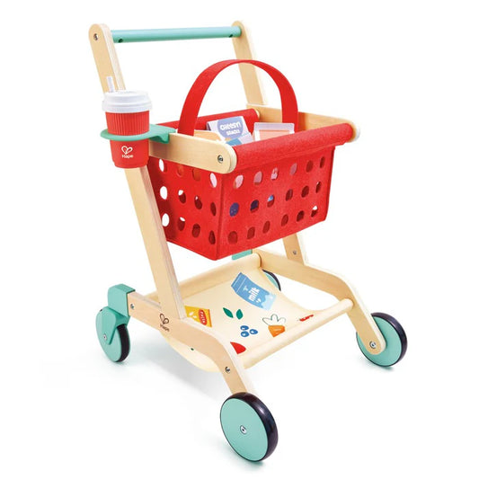Hape-Little Shopper's Cart & Basket