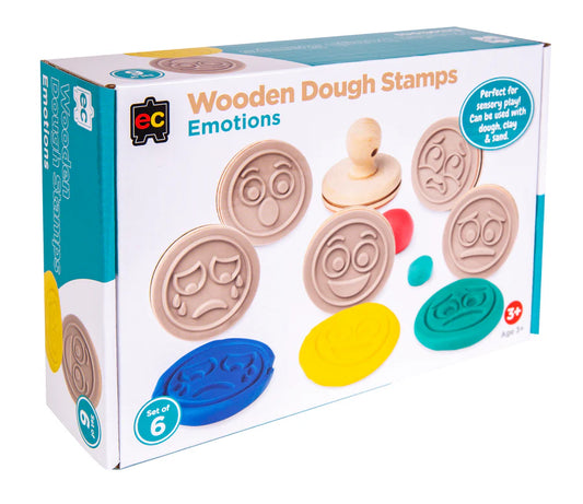 EC Wooden Dough Stamps - Emotions