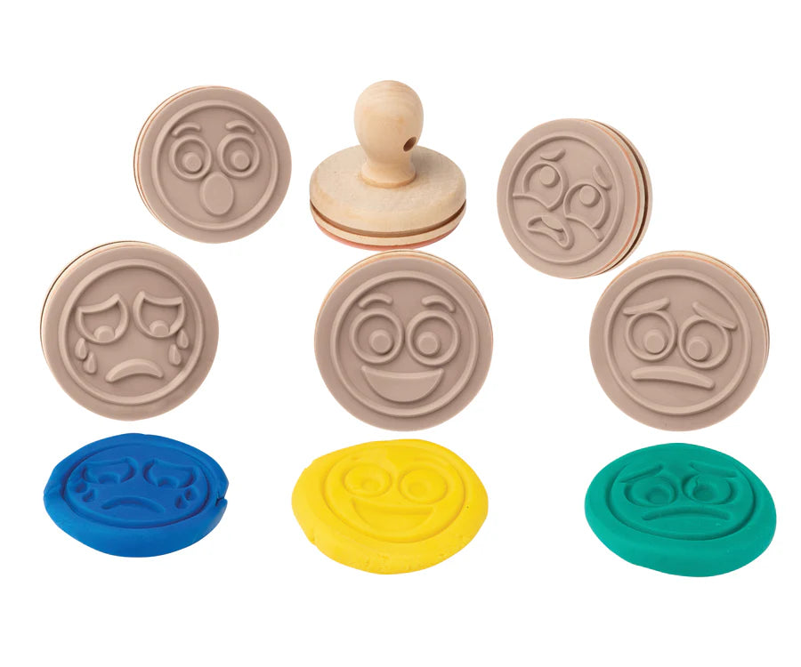 EC Wooden Dough Stamps - Emotions