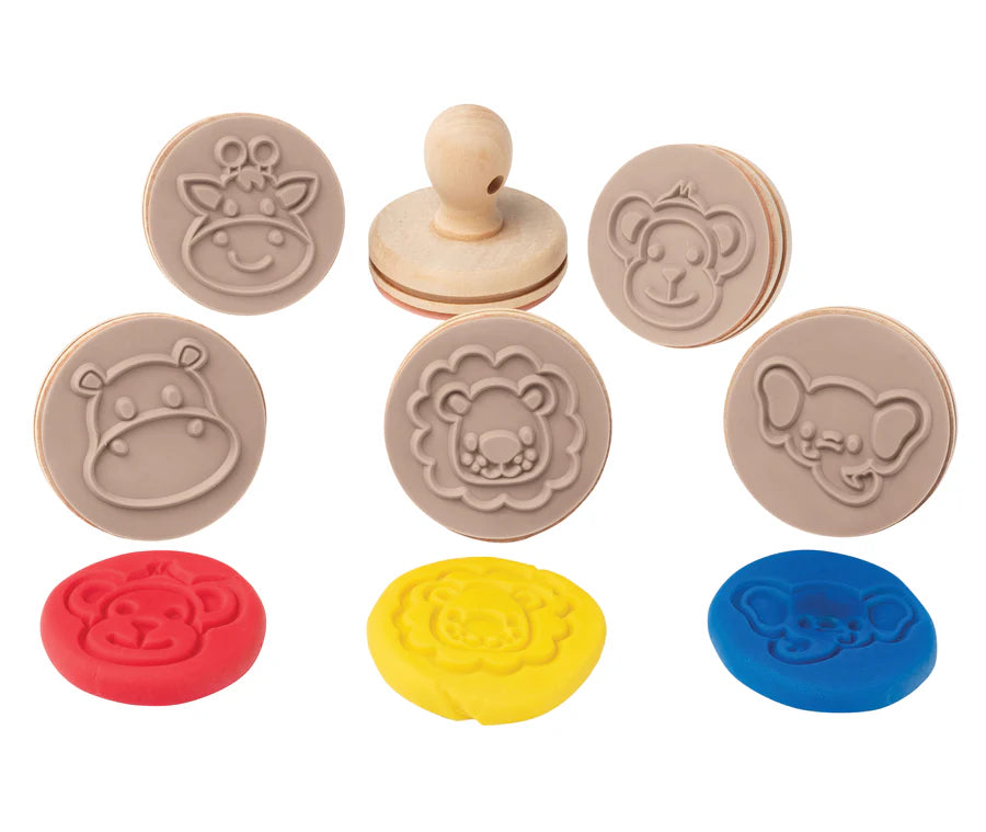 EC Wooden Dough Stamps - Jungle