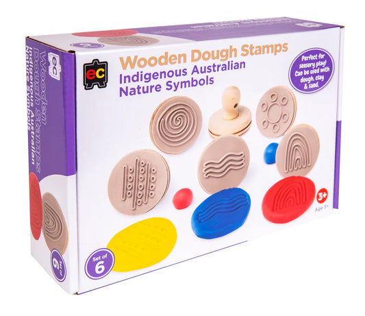 EC Wooden Dough Stamps - Indigenous Nature