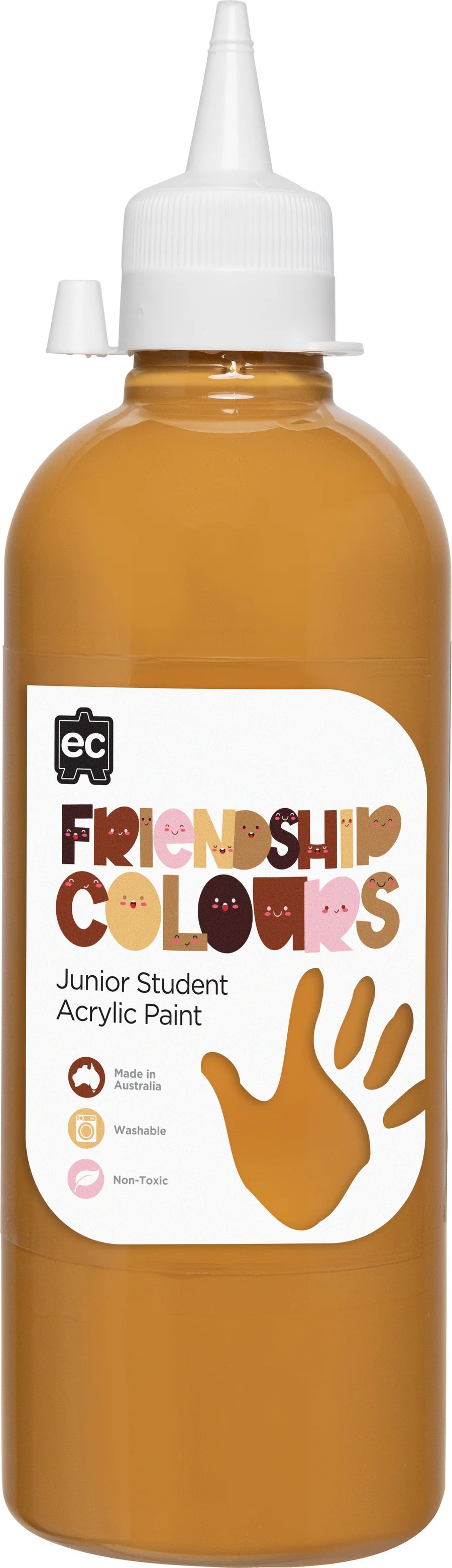 EC Friendship Colour Paint - 500ml-Honey