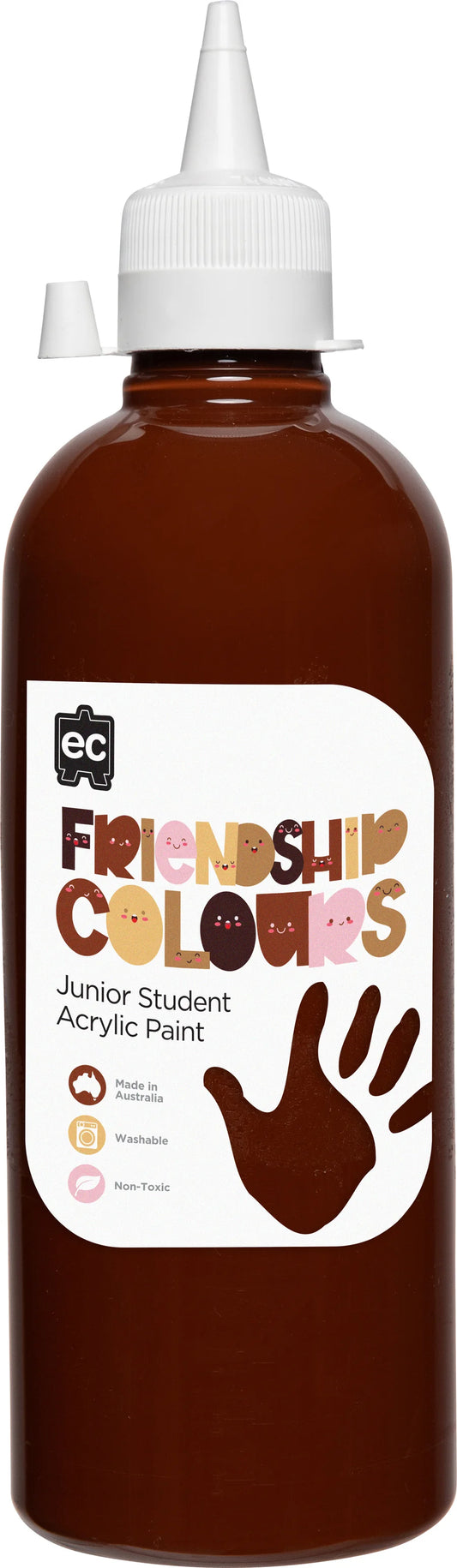 EC Friendship Colour Paint-500ml-Mahogany