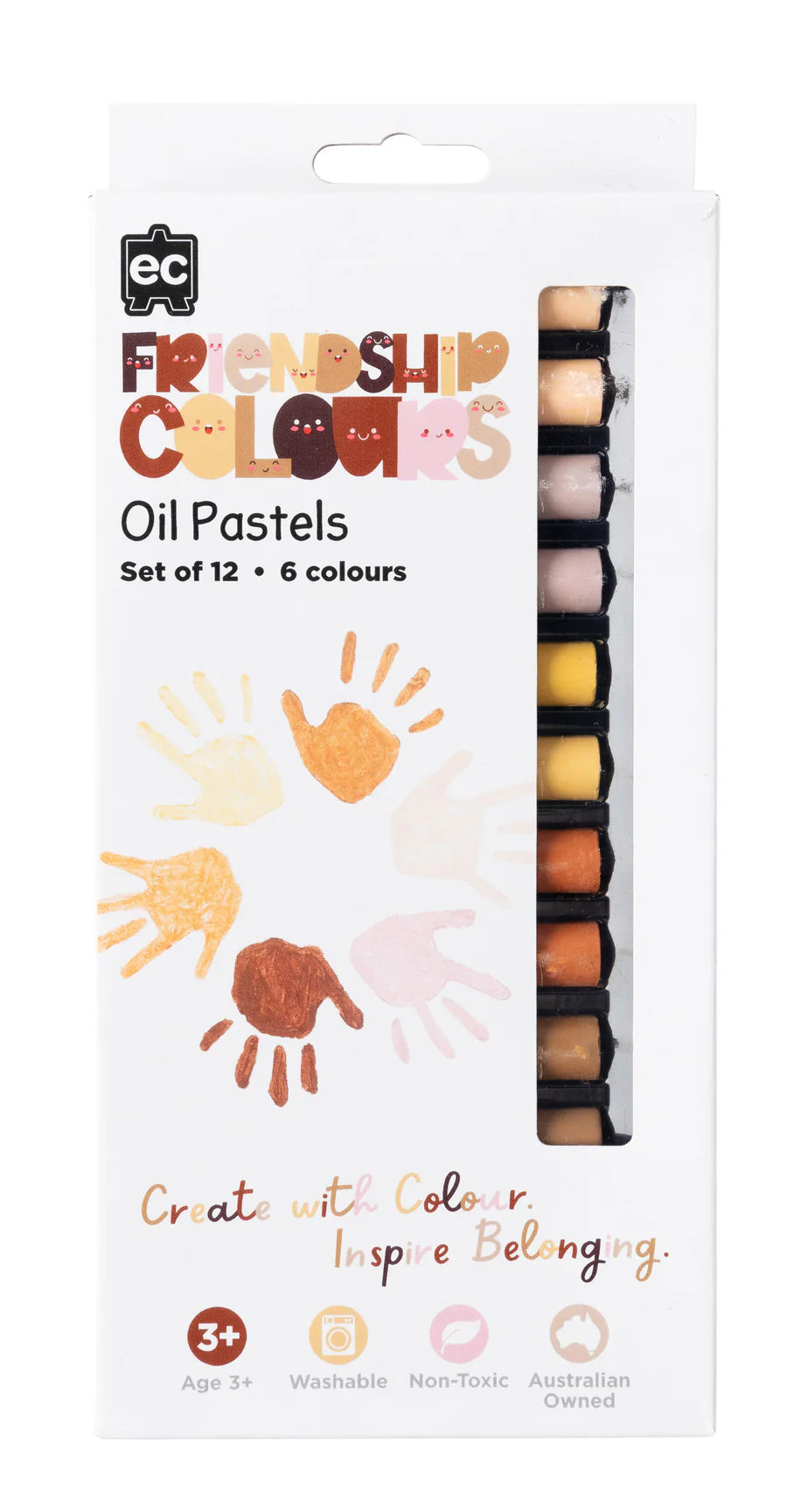 Friendship Colours Oil Pastels-PK-12