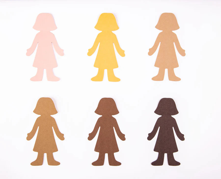 Friendship Colour Paper Family Shapes 150pcs ( Available for pre-order)