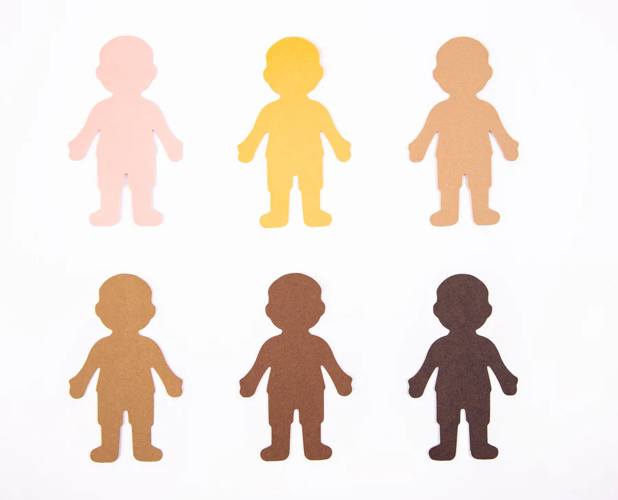 Friendship Colour Paper Family Shapes 150pcs ( Available for pre-order)