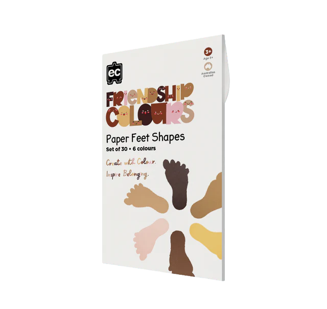Friendship Colour Paper Feet Shape 30pcs( Available for pre-order)