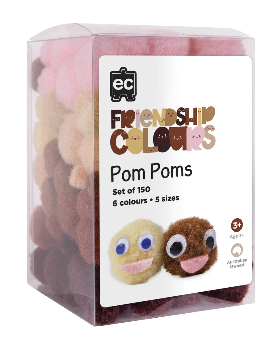Friendship Colour Pom Pom 150pcs