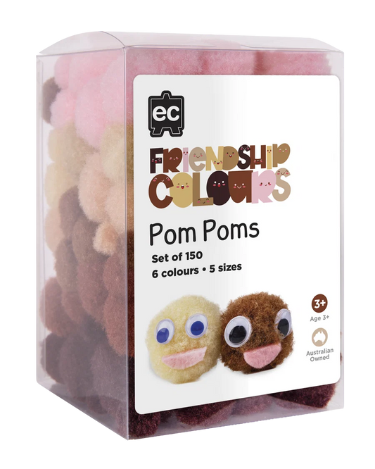 Friendship Colour Pom Pom 150pcs