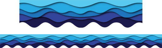 Ocean Waves Scalloped Border