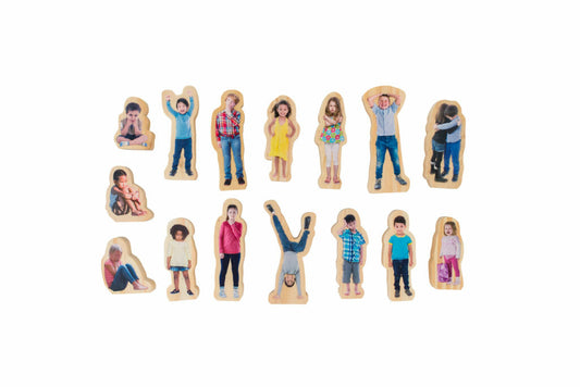 Happy Architect-How Am I Feeling today – Wooden people 15pcs