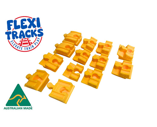 Flexi Tracks-Straight Connectors 12 Pack