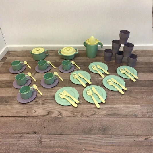 Plasto "I'M GREEN" Bioplastic Giant Kitchen Set, 48 pcs (ETA21/10)