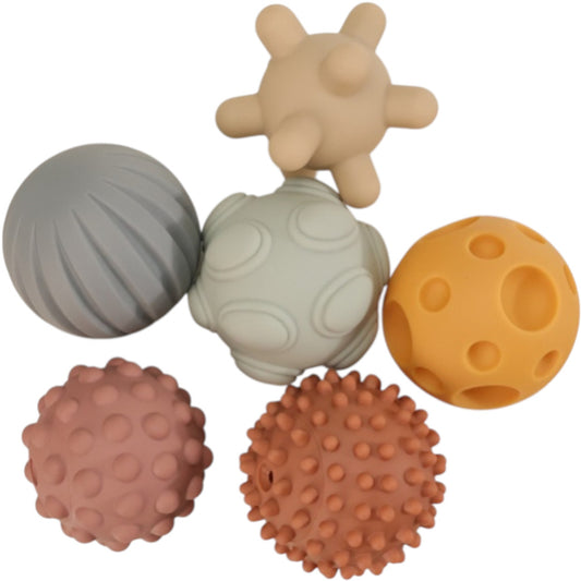 Papoose-Squeeze Me Sensory Balls-6pc