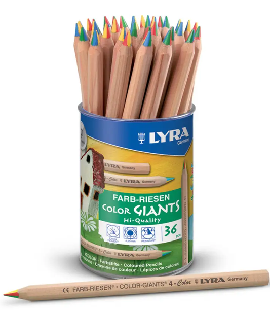 Lyra Pencils Colour Giants Rainbow 36pc