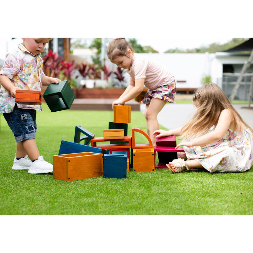 Outdoor Hollow Colour Block Set 27Pc