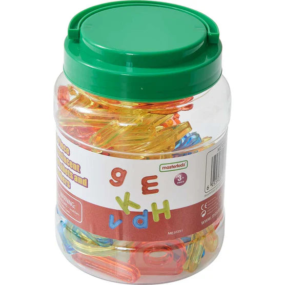 Translusent Alphabet letters 52pc
