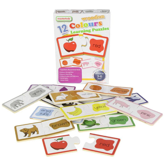 Wooden Learning Puzzles Colours