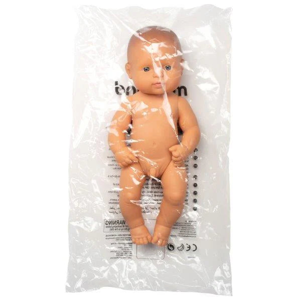 Miniland Doll - Anatomically Correct Baby Caucasian Boy, 32 cm