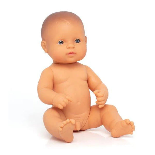 Miniland Doll - Anatomically Correct Baby Caucasian Boy, 32 cm