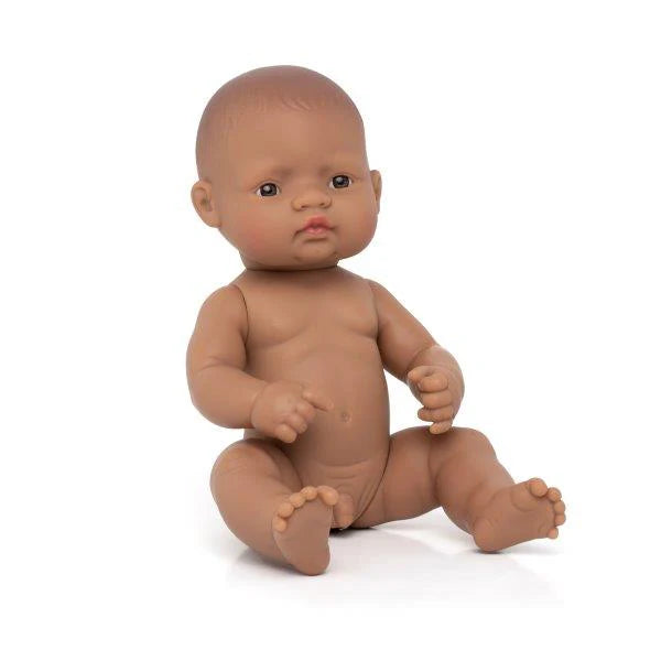 Miniland Doll - Anatomically Correct Baby Hispanic Boy, 32 cm