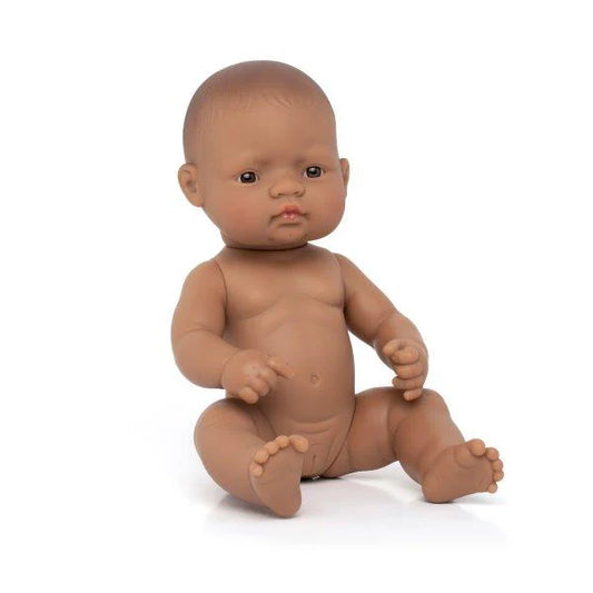 Miniland Doll - Anatomically Correct Baby Hispanic Girl, 32 cm