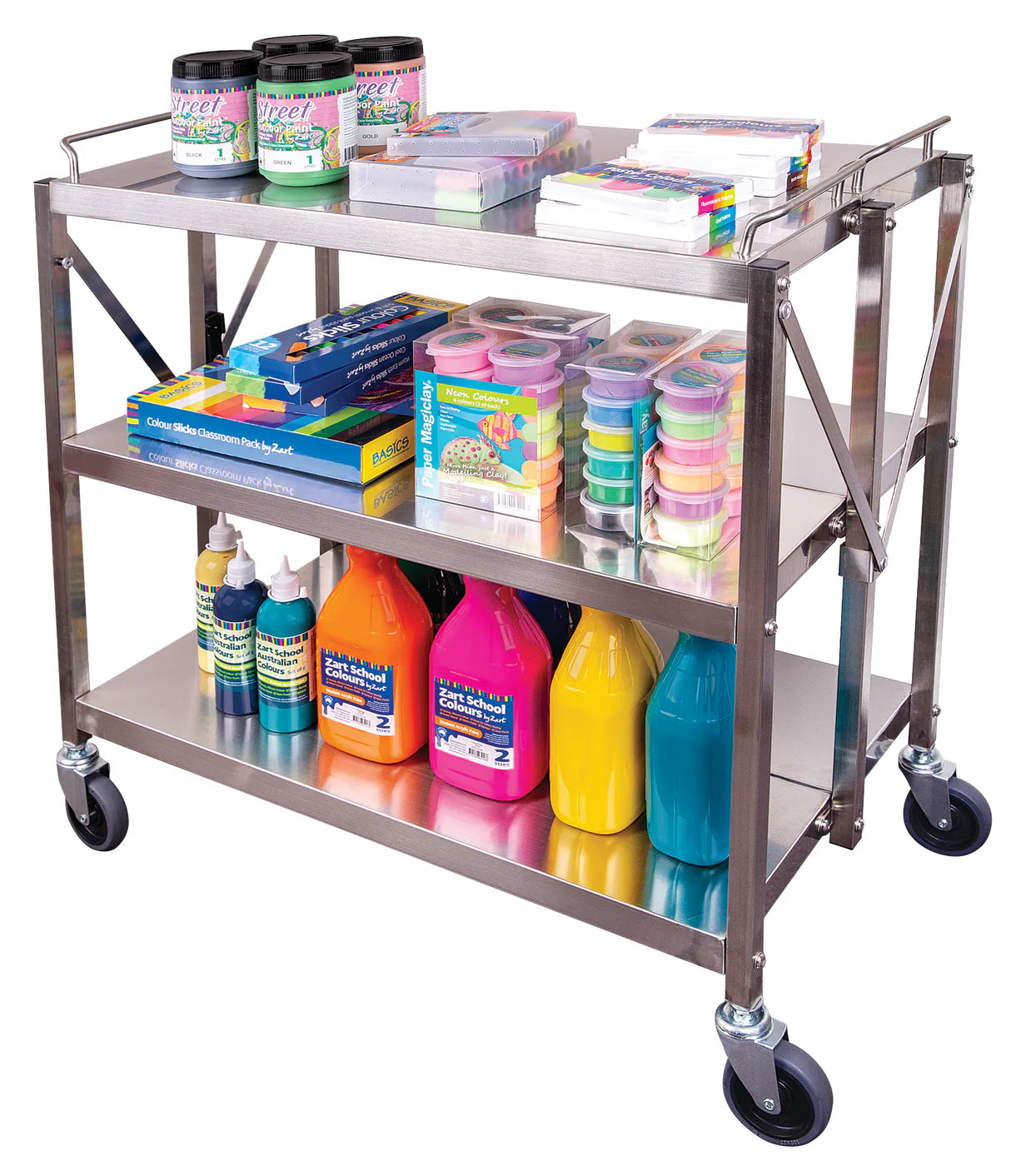Classroom Foldable Metal Trolley ETA28/10