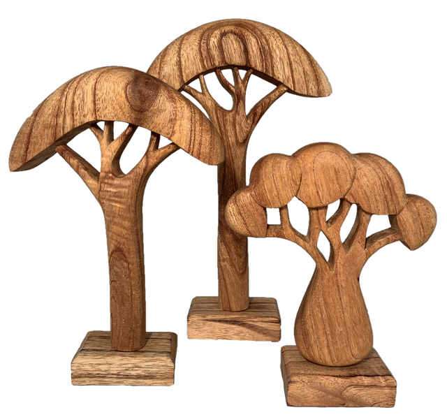 Papoose African Trees Natural 3pcs
